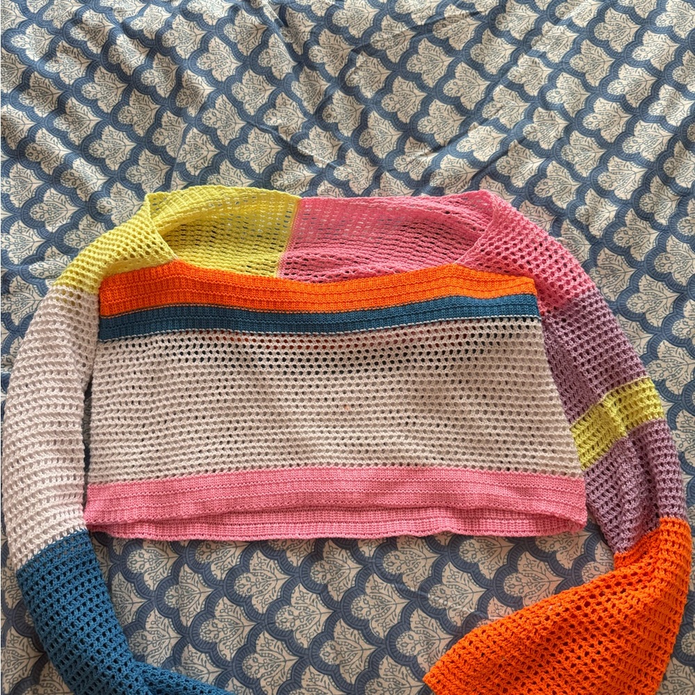 Colorful Crochet Top